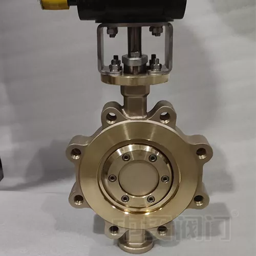 C95800 Marine Triple Thriple Offset Lug Butterfly Valve